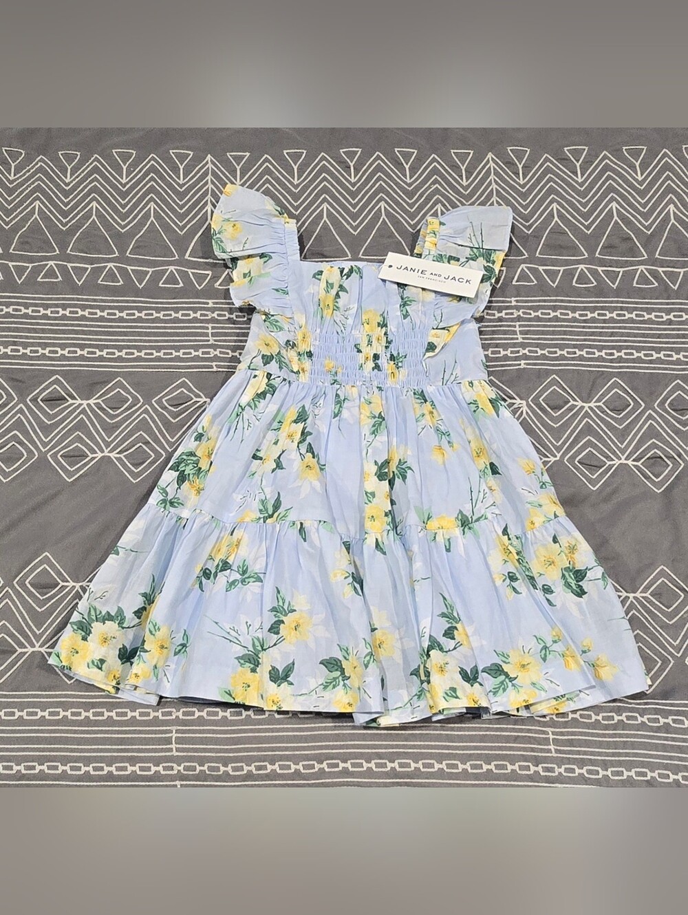 Janie And Jack The Daffodil Dream Dress Size 6 To 12 Months
